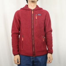 画像2: 2018AW Patagonia レトロパイルフーディージャケット M (2)