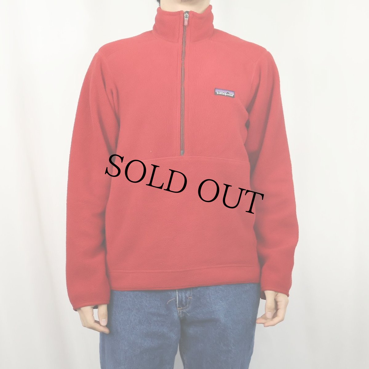 画像2: 2000's Patagonia ハーフジップ フリースジャケット S (2)