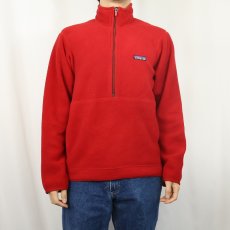 画像2: 2000's Patagonia ハーフジップ フリースジャケット S (2)