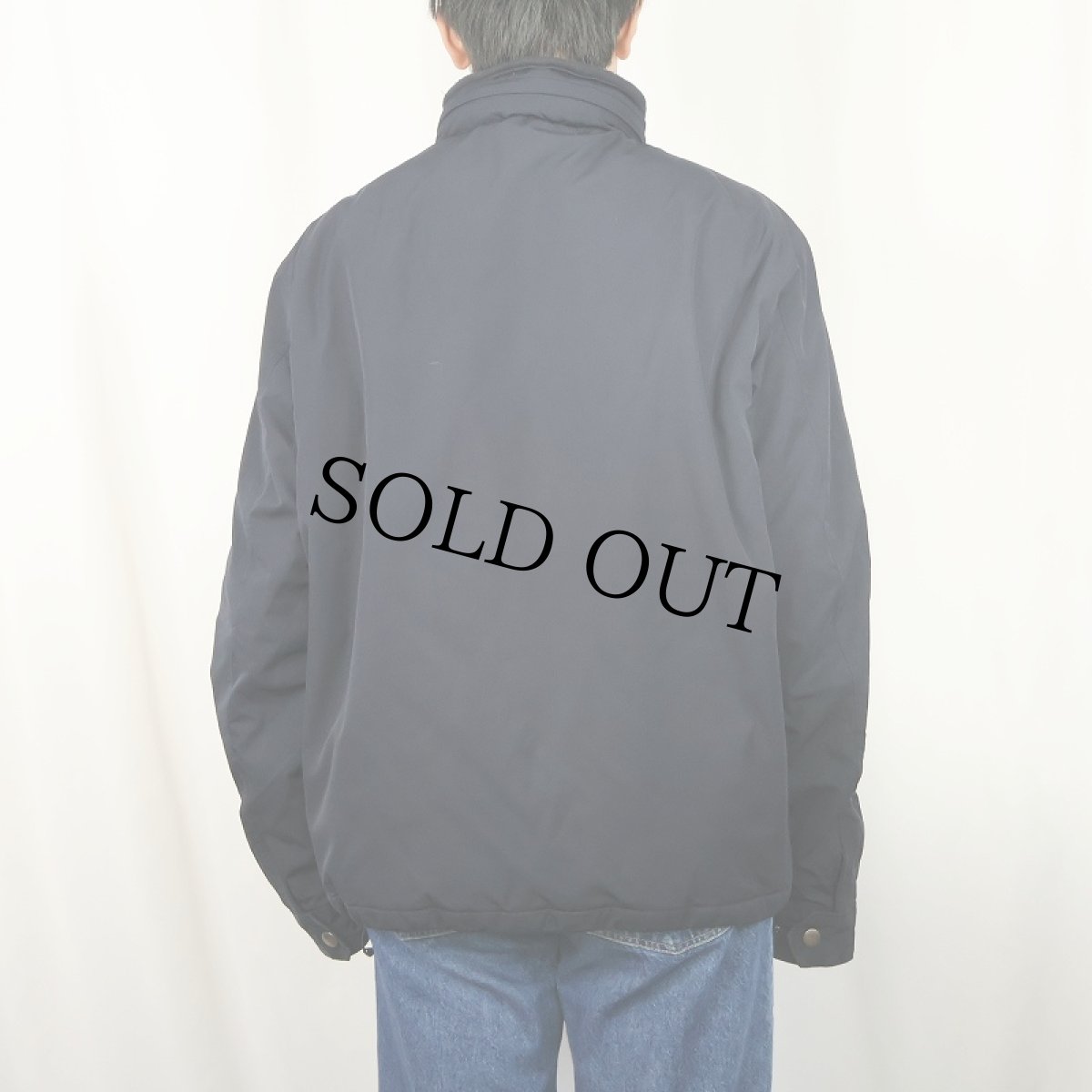 画像3: POLO Ralph Lauren 裏フリース 中綿入りジャケット NAVY XL (3)