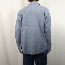 画像3: 50〜60's U.S.NAVY シャンブレーシャツ SIZE16 (3)