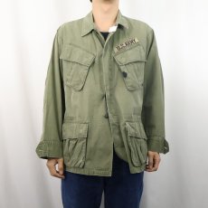 画像2: 60's U.S.ARMY ジャングルファティーグジャケット 5th SMALL-SHORT (2)