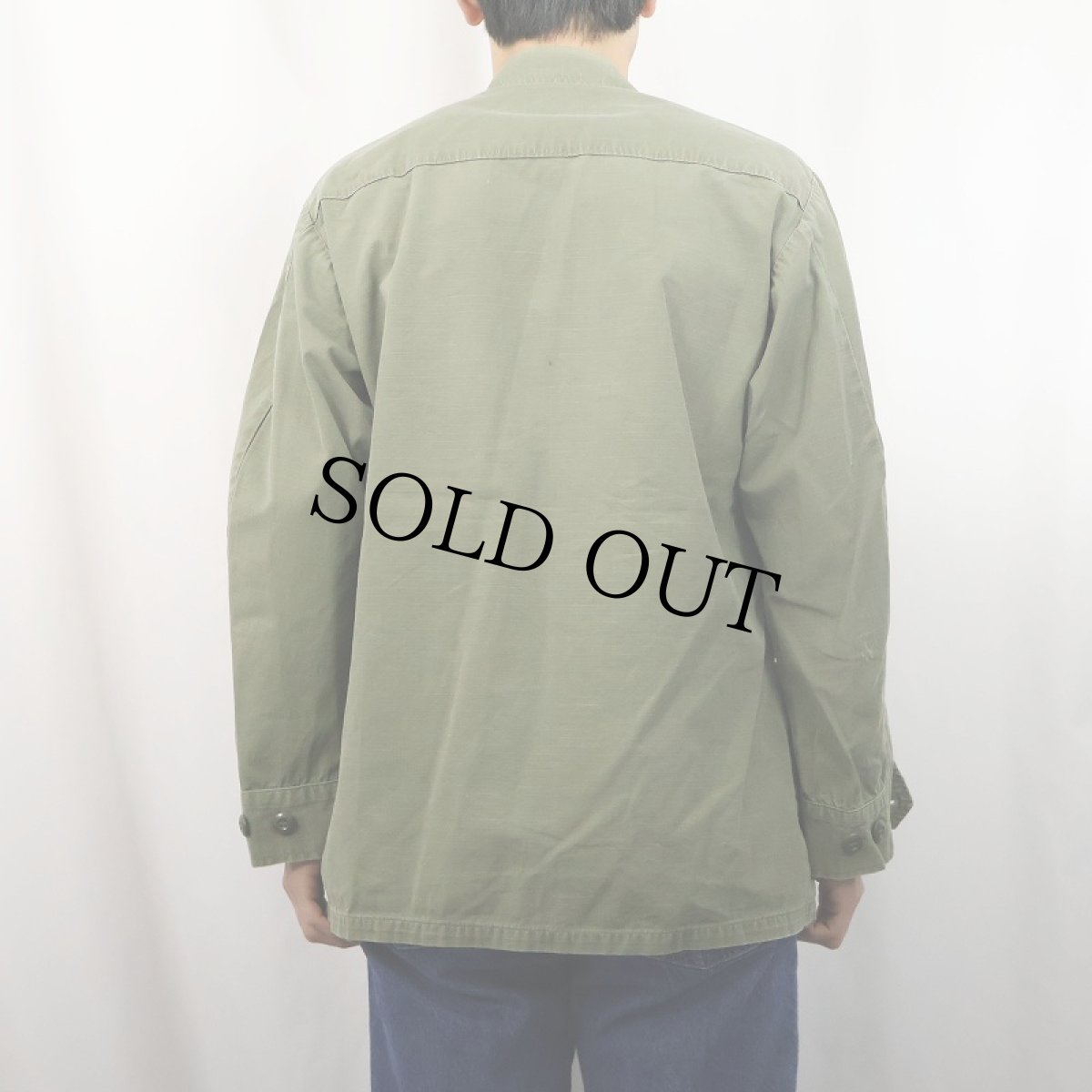 画像3: 60's U.S.ARMY ジャングルファティーグジャケット 5th SMALL-SHORT (3)