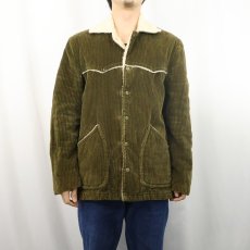 画像2: 70's McGREGOR USA製 コーデュロイ ボアジャケット SIZE38 (2)