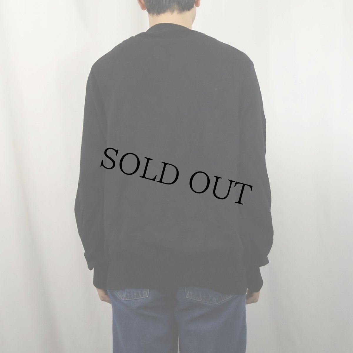 画像3: POLO Ralph Lauren メリノウール Vネックニットセーター BLACK XL (3)