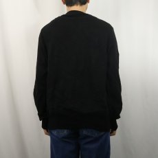画像3: POLO Ralph Lauren メリノウール Vネックニットセーター BLACK XL (3)
