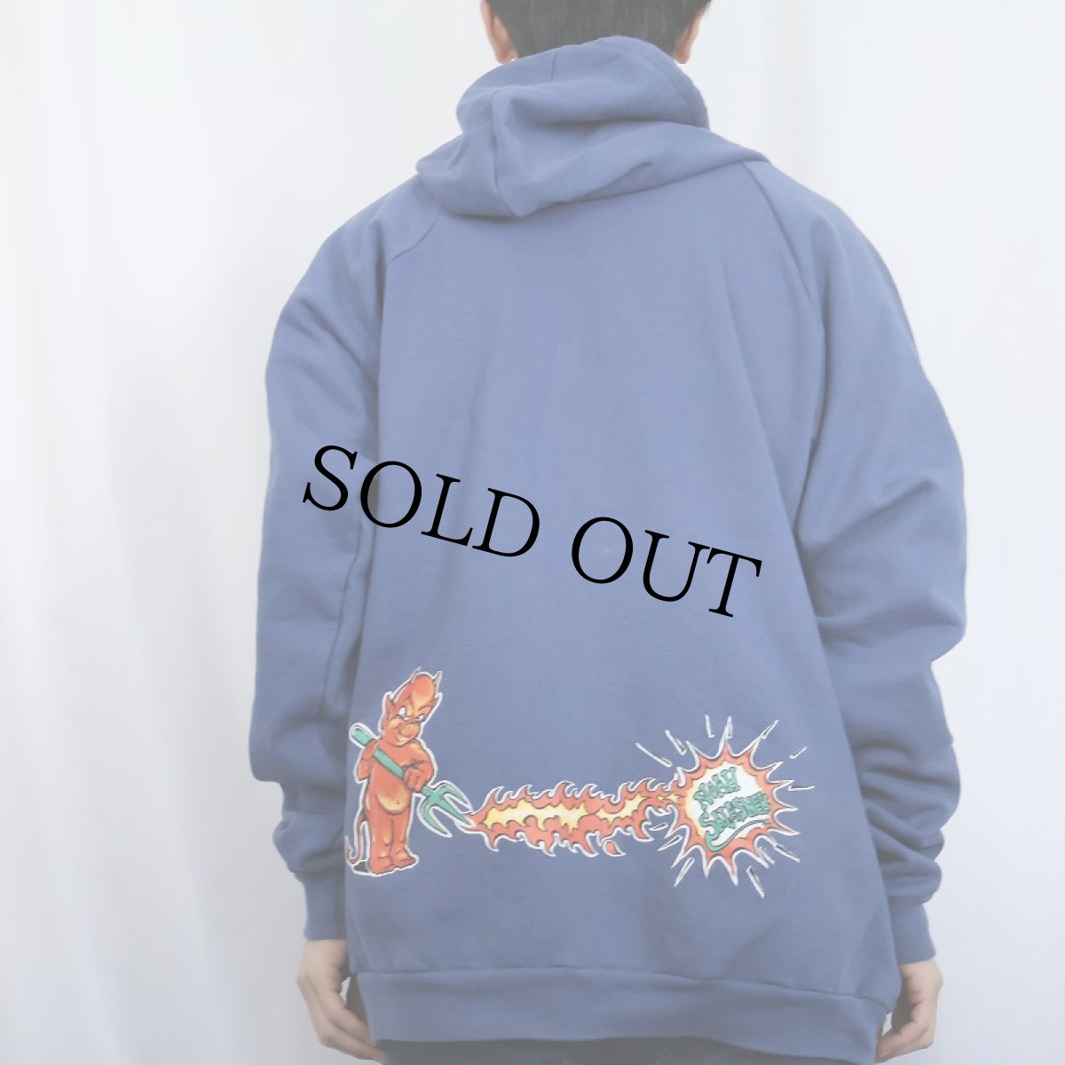 画像3: SMITH "NOAH SALASNEK" デビルプリント スウェットフーディー XL (3)