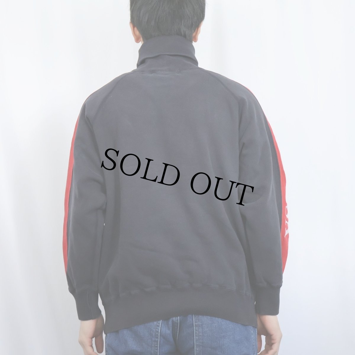 画像3: 90's Ralph Lauren クッキーパッチ タートルネックスウェット BLACK M (3)