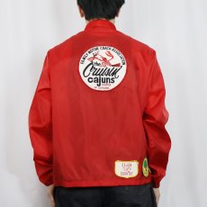 画像4: 70〜80's Swingster ワッペン＆バッジ付き ナイロンレーシングジャケット M (4)