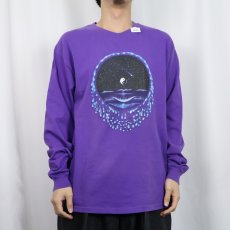 画像3: Drippy Face 陰陽 プリントロンT L (3)