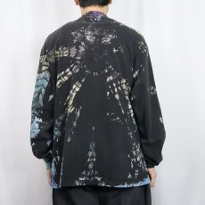 画像4: 90's Hanes USA製 タイダイ染め ロンT XL (4)