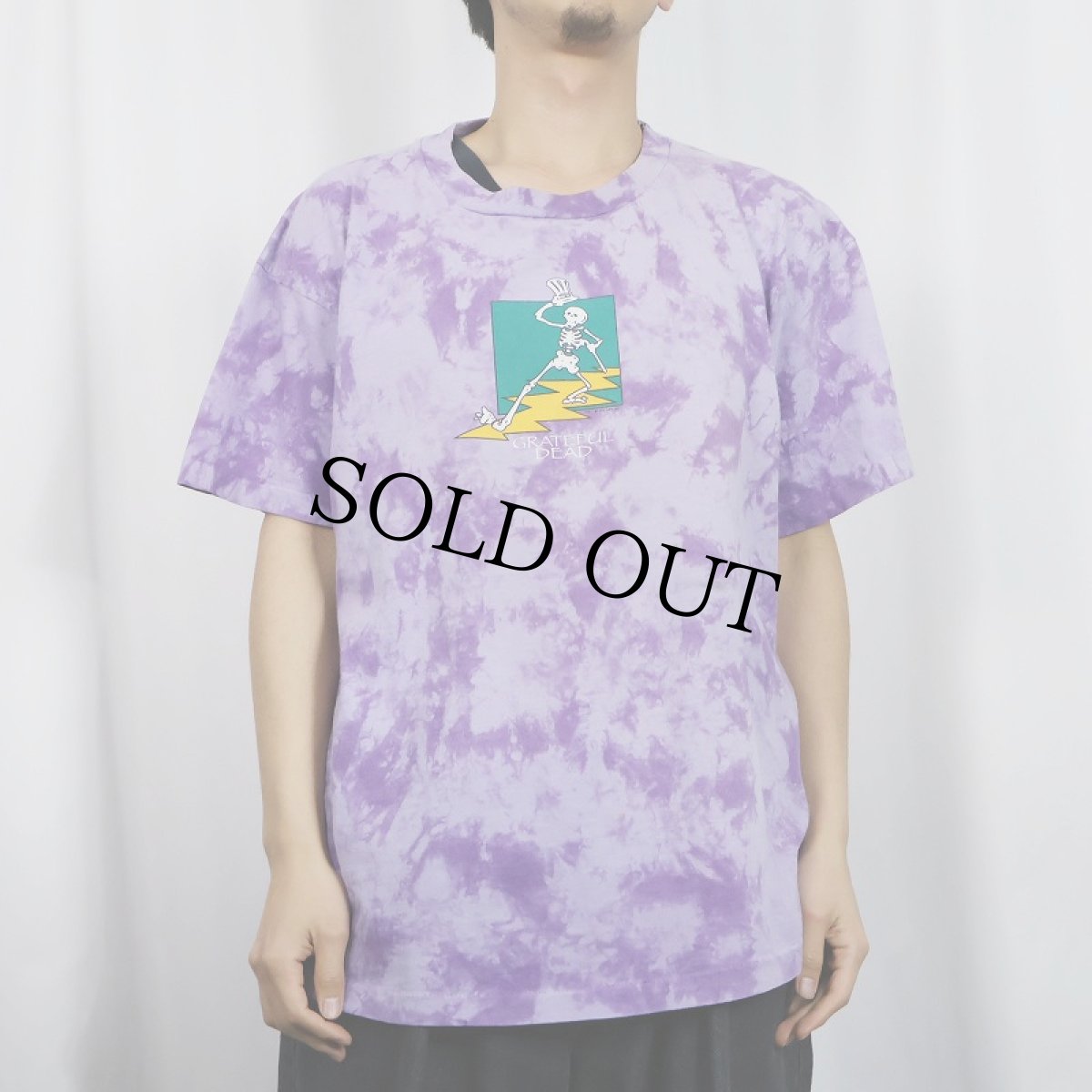 画像2: 90's GRATEFUL DEAD USA製 タイダイ ロックバンドTシャツ XL (2)