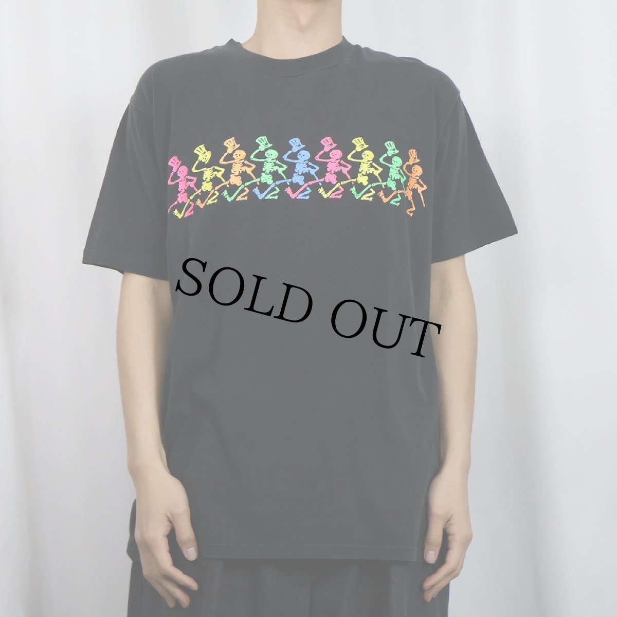 画像2: 90's GRATEFUL DEAD USA製 ロックバンドプリントTシャツ BLACK XL (2)