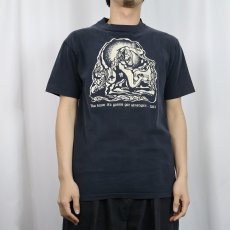 画像2: 80's GRATEFUL DEAD USA製 "You know it's gonna get stranger... 1981" ロックバンドプリントTシャツ BLACK L (2)
