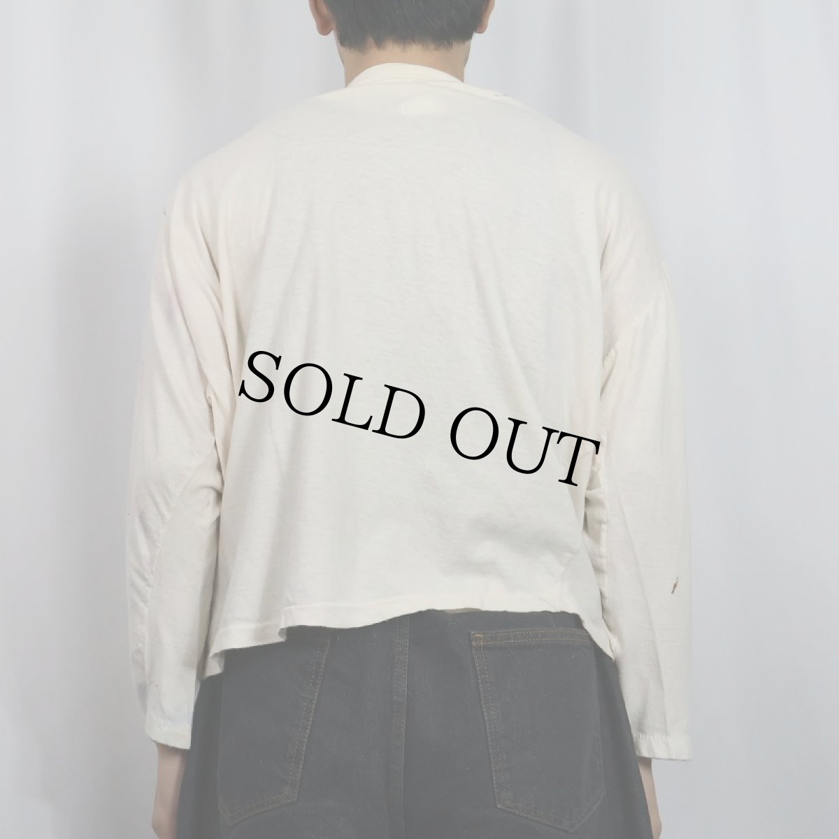 画像3: 90's Winston Haycock PORTUGAL製 ハンドペイントロンT M (3)