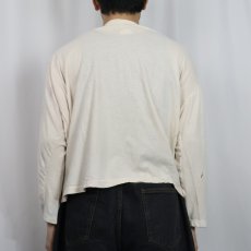 画像3: 90's Winston Haycock PORTUGAL製 ハンドペイントロンT M (3)