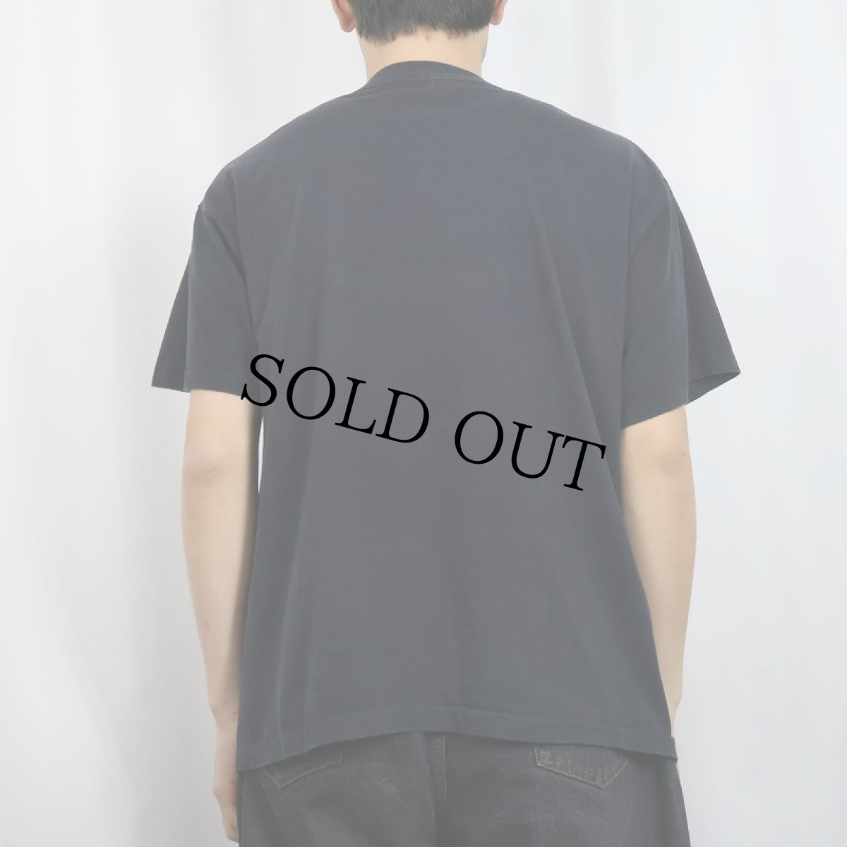 画像3: 80's LEVI STRAUSS＆CO. USA製 ロゴプリントTシャツ BLACK XL (3)