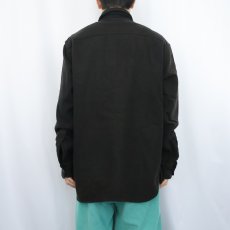 画像3: MOSSIMO ウールシャツ BLACK (3)