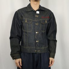 画像3: 50's Lee 101-J 赤タグ後期 チェーン刺繍 デニムジャケット DEADSTOCK SIZE40 (3)