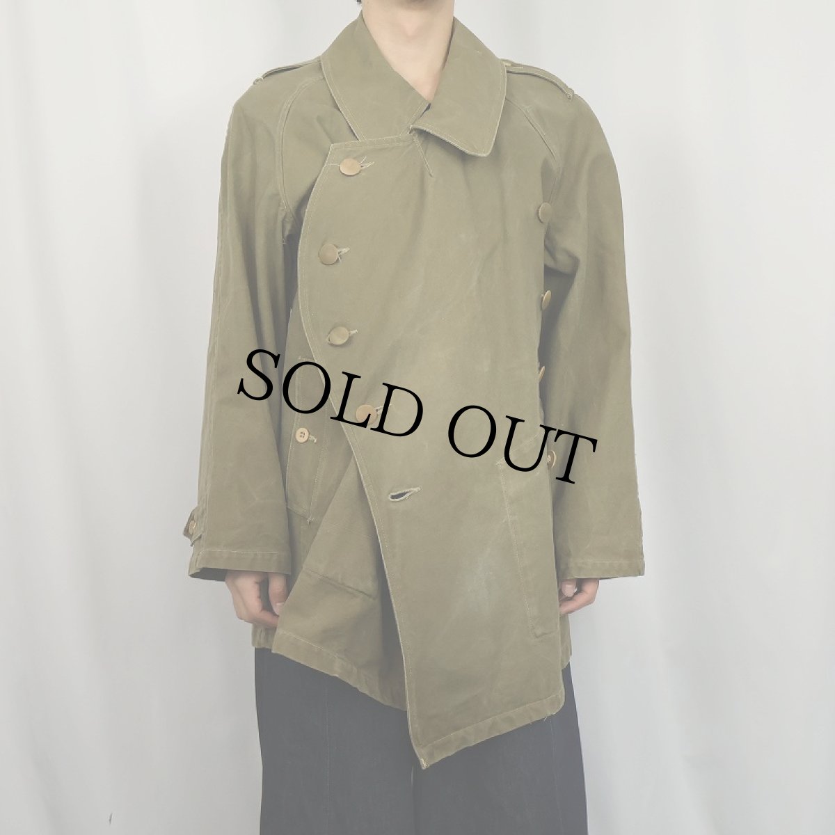 画像3: 30〜40's FRENCH ARMY M-38 モーターサイクルジャケット SIZE1 (3)