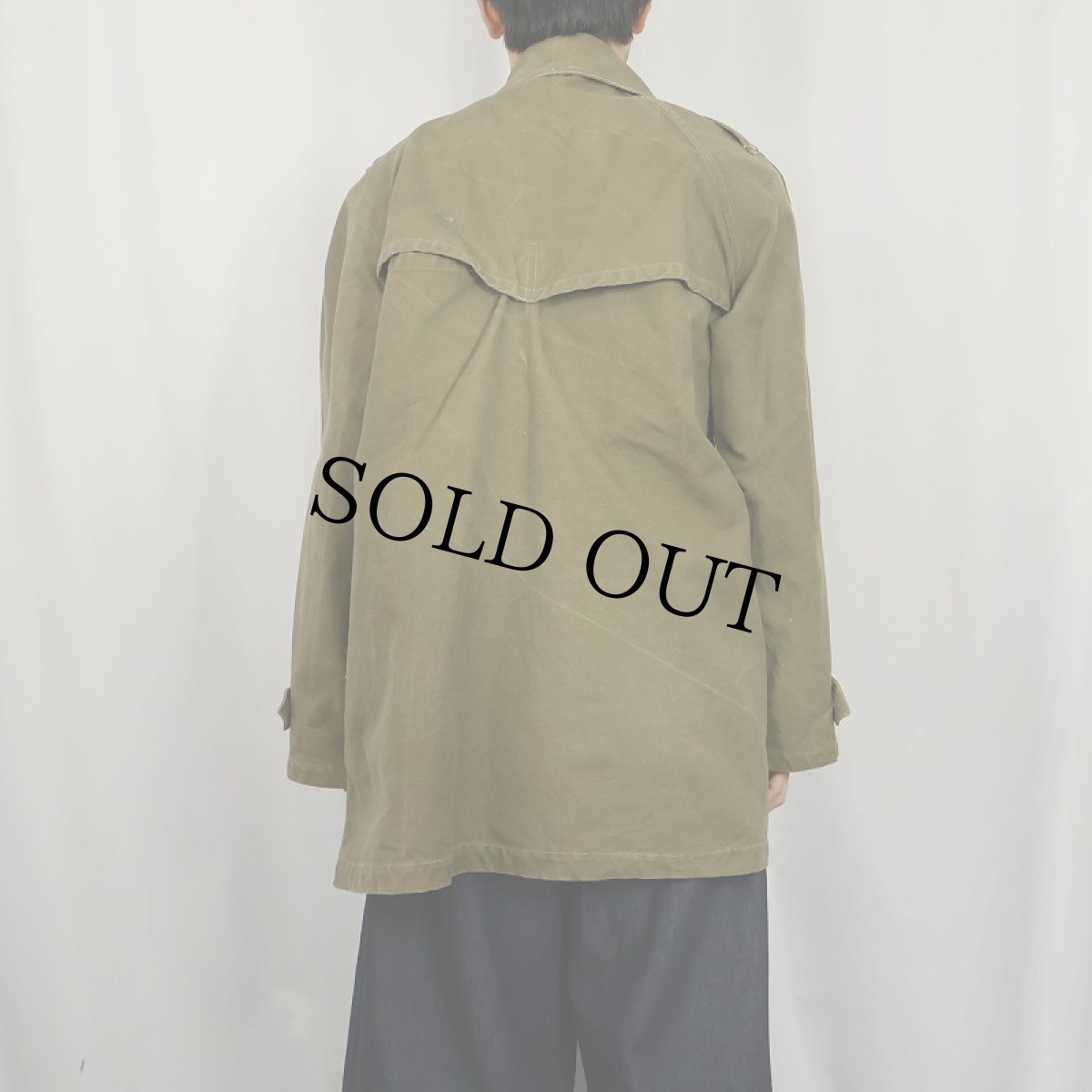 画像4: 30〜40's FRENCH ARMY M-38 モーターサイクルジャケット SIZE1 (4)