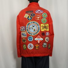 画像4: 70's TC&Y GOLDEN BSAワッペン付き ナイロンコーチジャケット L (4)