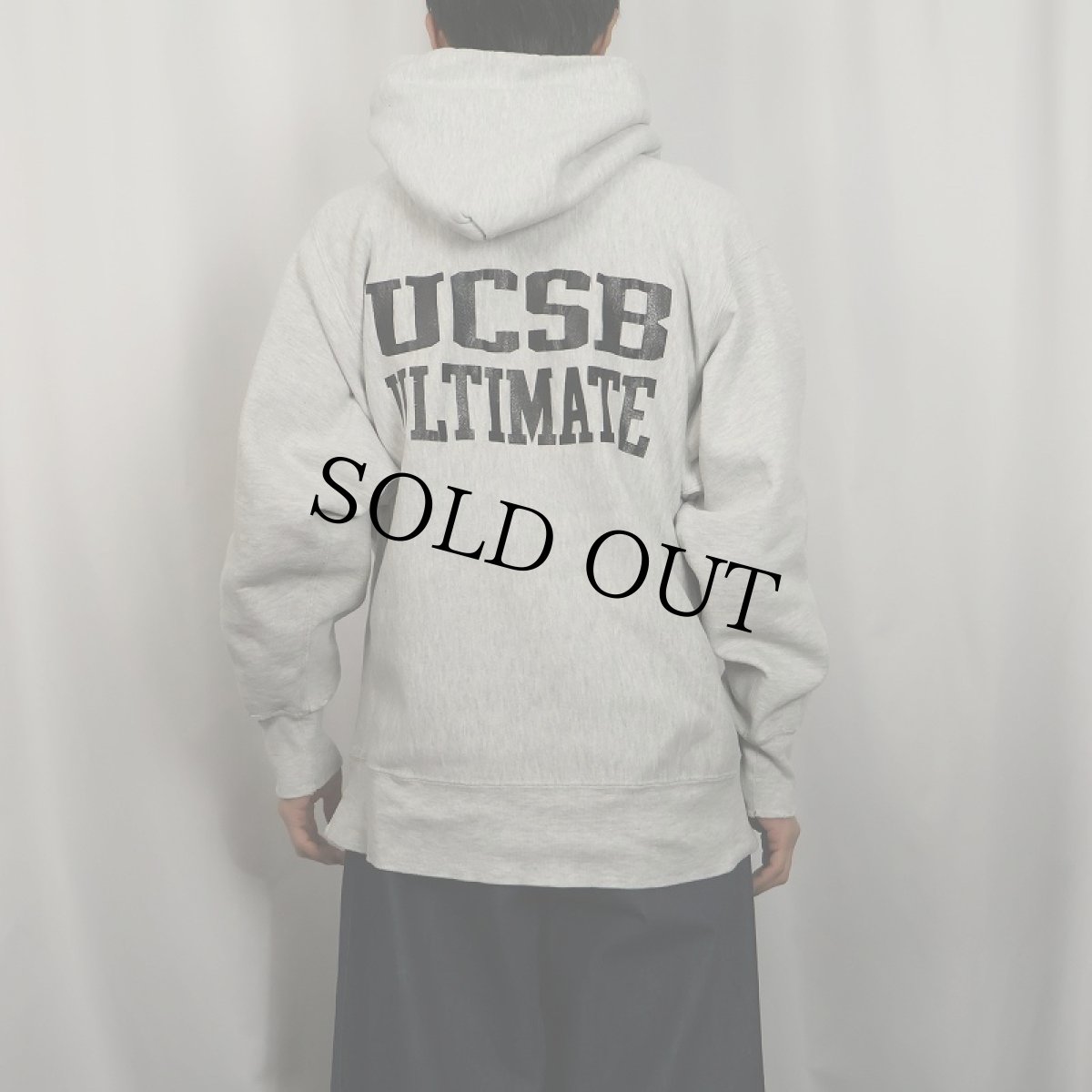 画像3: 90's Champion REVERSE WEAVE USA製 "BLACK TIDE" プリントスウェットフーディー XL (3)