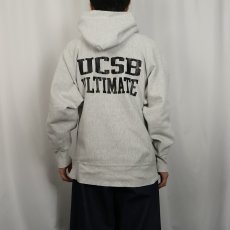 画像3: 90's Champion REVERSE WEAVE USA製 "BLACK TIDE" プリントスウェットフーディー XL (3)