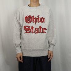 画像2: 80's Champion REVERSE WEAVE USA製 トリコタグ "OHIO STATE" プリントスウェット M (2)