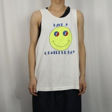 画像2: 80's USA製 GRATEFUL DEAD "HAVE A GRATEFUL DAY" ロックバンド プリントタンクトップ XL (2)