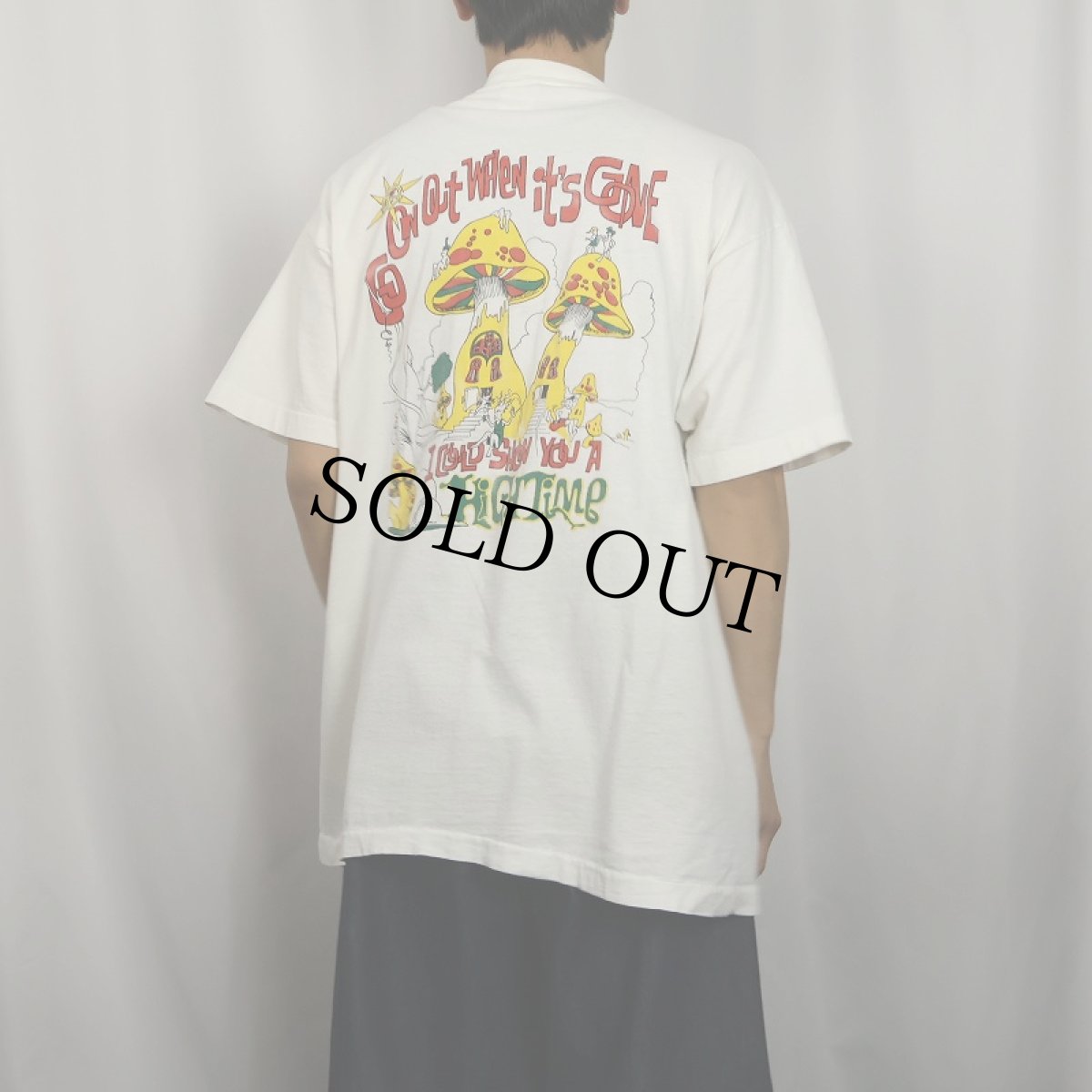 画像4: 90's GRATEFUL DEAD USA製 ロックバンド ツアープリントTシャツ XL (4)