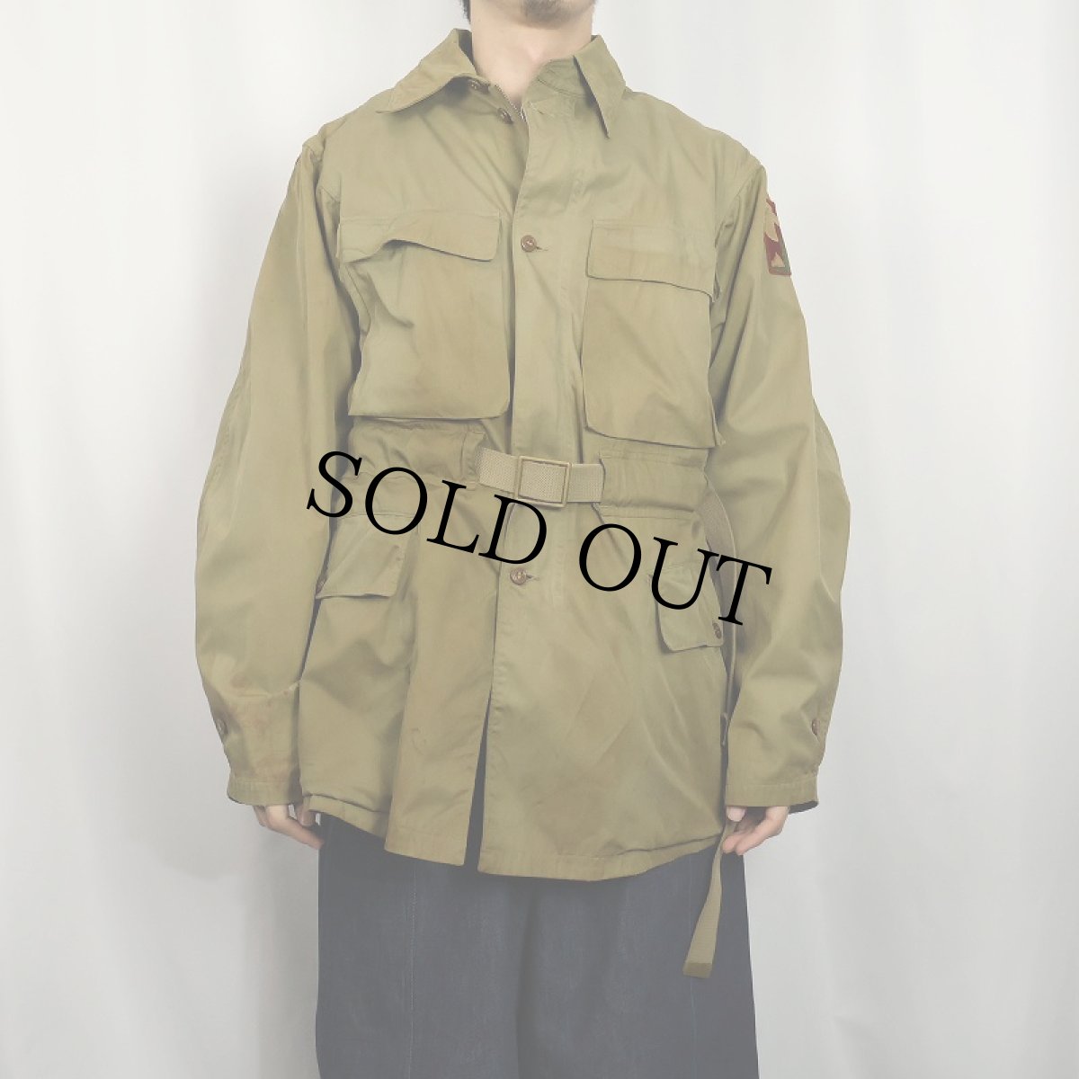 画像3: 40's WWII U.S.ARMY M-42 "The 10th Mountain Division" MOUNTAIN TROOPS JACKET 36R (3)