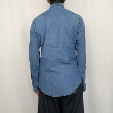 画像3: 80's Wrangler USA製 デニムウエスタンシャツ SIZE15-34 (3)