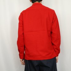 画像3: 50〜60's Sportsman by CAL-MADE ウール イタリアンカラーシャツ M (3)