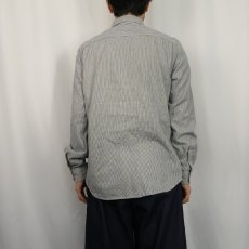 画像3: Ralph Lauren DENIM&SUPPLY ヒッコリーストライブ コットンシャツ M (3)