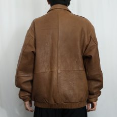 画像3: 80〜90's Eddie Bauer "A-2 TYPE" レザージャケット M (3)