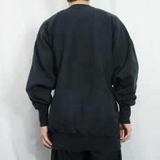 画像3: 90's〜 Champion REVERSE WEAVE 目付きスウェット BLACK (3)