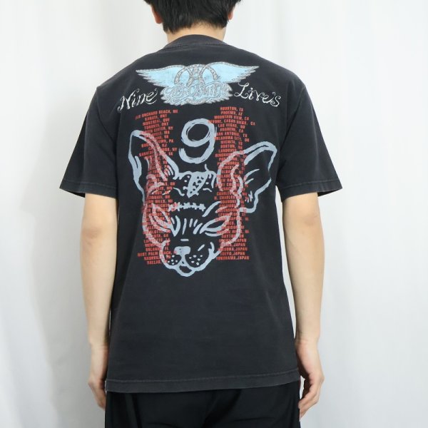 希少 当時物 ヴィンテージ AEROSMITH バンド ツアーTシャツ USA製 バンドTシャツ 90年代 90s エアロスミス バンT ミュージック 音楽
