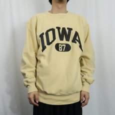 画像2: 90's Champion REVERSE WEAVE "IOWA" プリントスウェット XXL (2)