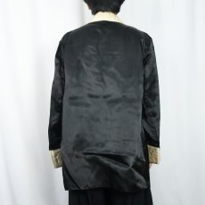 画像3: 50〜60's 龍刺繍 スカガウン BLACK L (3)