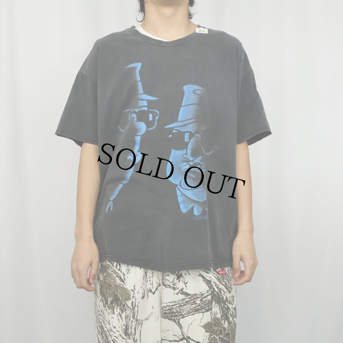 画像2: 90〜2000's THE BLUES BROTHERS 映画プリントTシャツ BLACK XL (2)