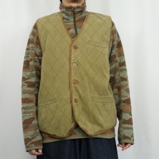 画像2: 90's THE TERRITORY AHEAD コットンキルティングベスト L (2)
