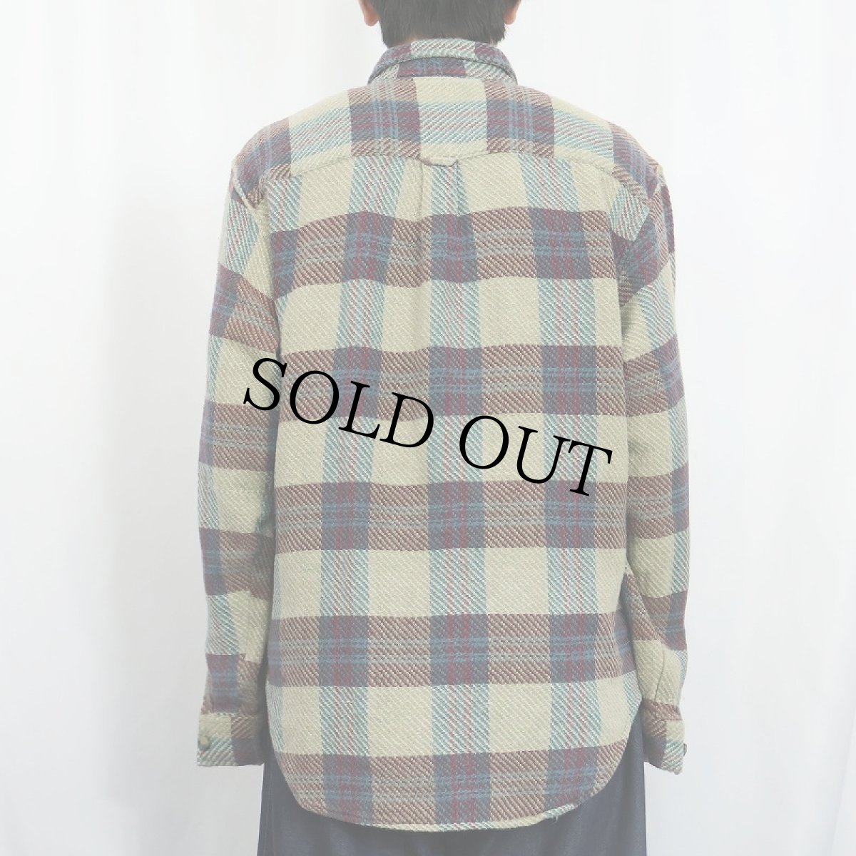 画像3: 90's THE TERRITORY AHEAD チェック柄 コットンシャツ M (3)