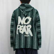 画像4: NO FEAR ロゴプリント メキシカンパーカー XL (4)