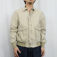 画像2: 80's L.L.Bean "A-2 TYPE" コットンジャケット M (2)