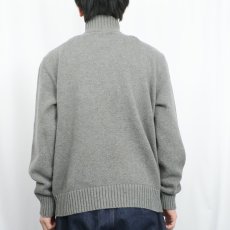 画像3: POLO Ralph Lauren ハイネック コットンニット ジップジャケット XL (3)