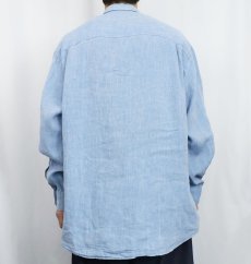 画像3: Saks Fifth Avenue リネンシャツ L (3)