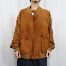 画像2: "A-1 TYPE" スエードレザー ヴァルスタージャケット (2)