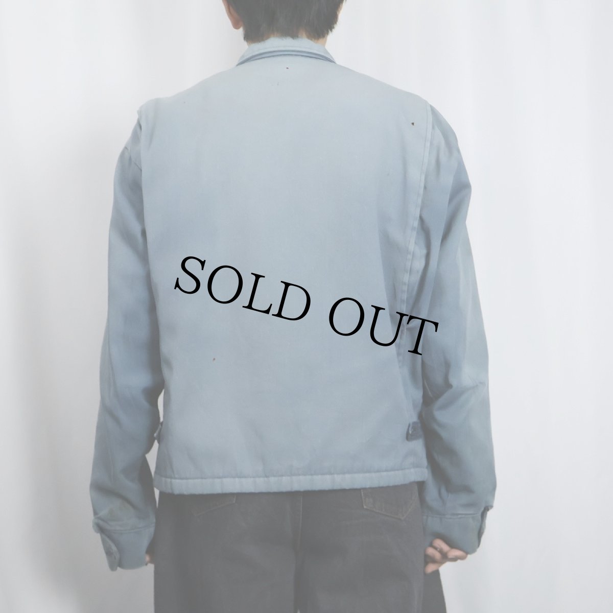 画像3: 80's BIG MAC 裏フリース フェード ワークジャケット L (3)