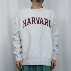 画像2: Champion REVERSE WEAVE "HARVERD" プリントスウェット L (2)